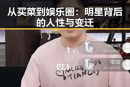 从买菜到娱乐圈：明星背后的人性与变迁